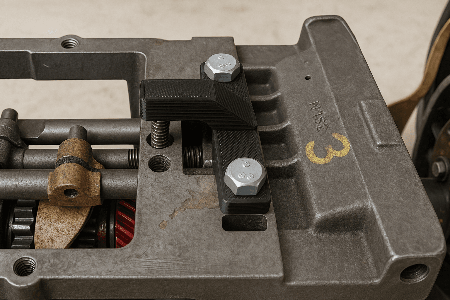 Outil maintien ressort boîte de vitesses Citroën 2CV – Support de verrouillage précis - Miniature 4